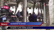 Taksicilerin yolcu kavgası kanlı bitti: 2 yaralı