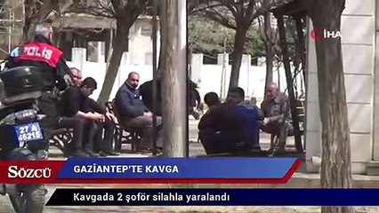 Taksicilerin yolcu kavgası kanlı bitti: 2 yaralı