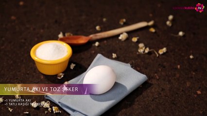 Sarkan ciltlere özel: Yumurta akı ve toz şeker maskesi yapımı