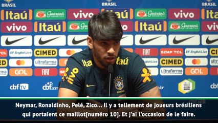 Brésil - Paqueta : "Neymar, Ronaldinho, Pelé, Zico...le numéro 10 a une grande importance"