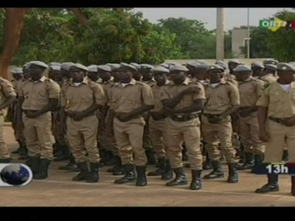 ORTM/Cérémonie de présentation au drapeau des recrues de l’accord de 2018 du SNJ
