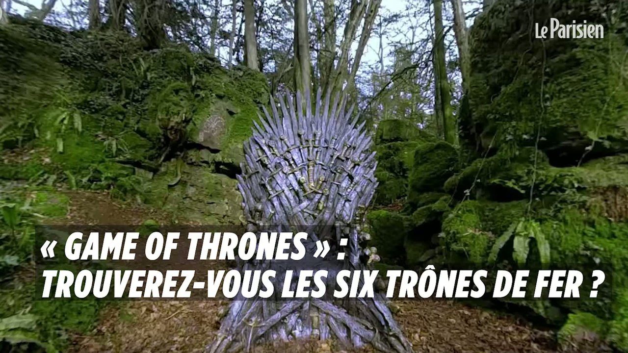 « Game of Thrones » : trouverez-vous les six trônes de fer cachés dans le monde ?