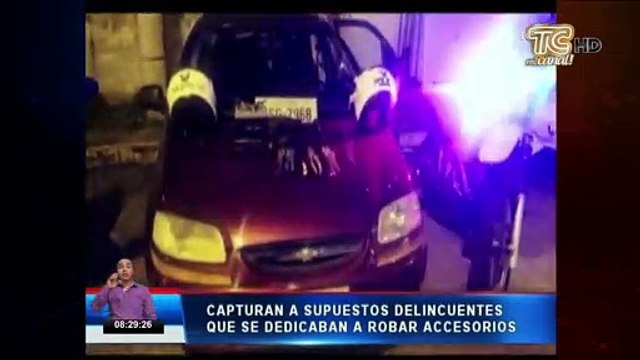 Menor de edad fue capturado presuntamente por formar parte de una banda de robo de accesorios de carro