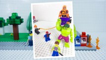 LEGO Spiderman STOP MOTION W/ LEGO Spiderman And Hulk Save City! | LEGO Spiderman | By LEGO Worlds