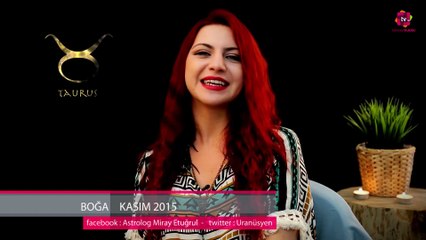 2015 Kasım Ayı Boğa Burcu