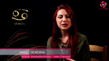2016 Ocak Ayı Yengeç Burcu