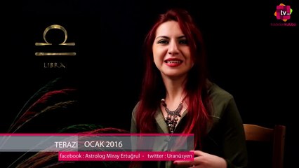 2016 Ocak Ayı Terazi Burcu