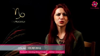 2016 Ocak Ayı Oğlak Burcu