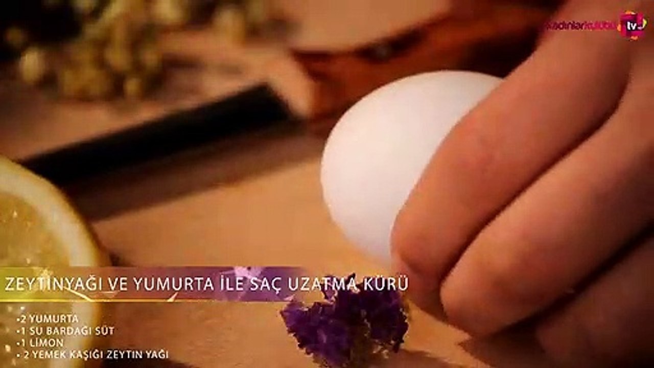 Zeytin yağı ve yumurta ile saç uzatma kürü nasıl yapılır?