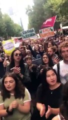 “NO HATE, NO FEAR, MUSLIMS ARE WELCOME HERE”