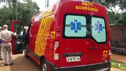 Bombeiros são acionados para atenderem criança ferida no Melissa