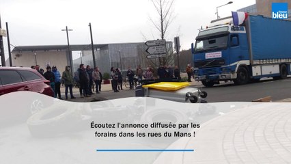 L'annonce des forains dans les rues du Mans