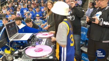 Warriors Invite 11-Year-Old Girl To DJ Their Warmups