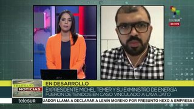 teleSUR Noticias: Brasil: Temer y su exministro de energía detenidos