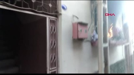 Gaziantep'te Devrilen Elektrikli Soba Yangına Neden Oldu