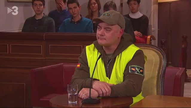 'Sketch' del programa 'Polònia' sobre la declaración de los guardias civiles en el juicio sobre el 'procés'.