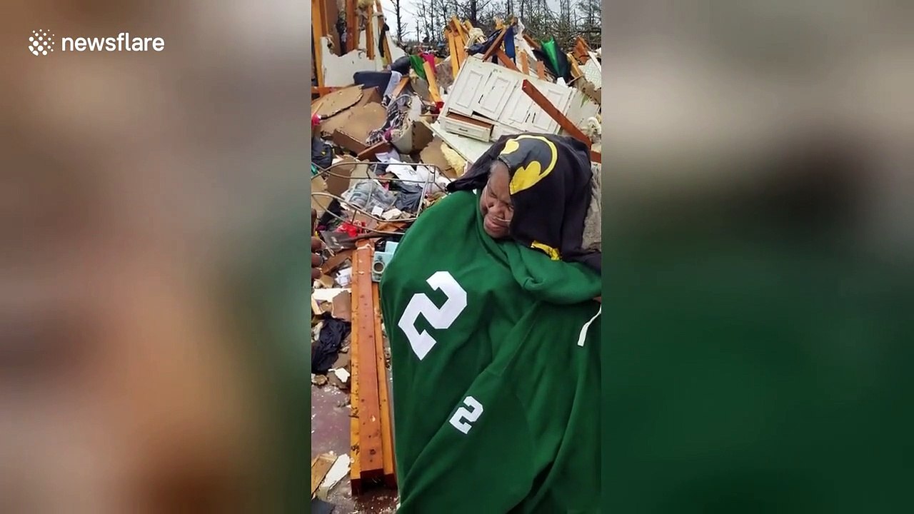 "God is good!" Alabama family thankful to be alive after tornado destroys their home