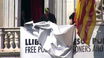 Líderes políticos opinan de la retirada de pancartas en Cataluña