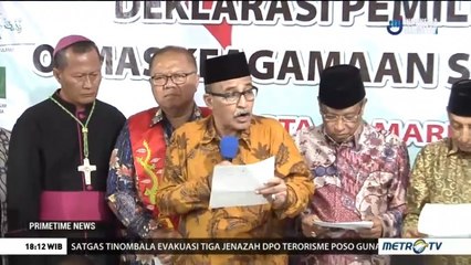 20 Ormas Keagamaan Deklarasi Pemilu Damai