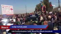 Irak Cumhurbaşkanı Salih, Musul’da öfkeyle karşılandı