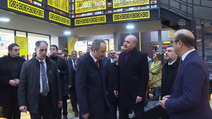 Numan Kurtulmuş, Mustafa Kutlu kütüphanesini gezdi - İSTANBUL