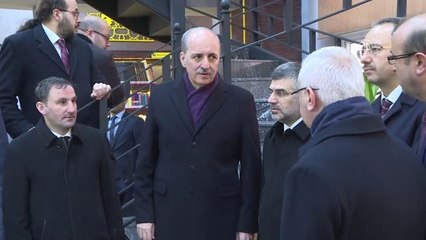 Numan Kurtulmuş, Mustafa Kutlu Kütüphanesini Gezdi
