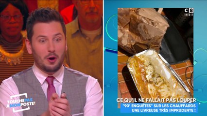 Maxime Guény furieux contre un livreur ! 😲