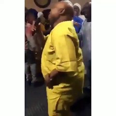 Watch Davido's Uncle Senator Adeleke Dancing Gbe Body