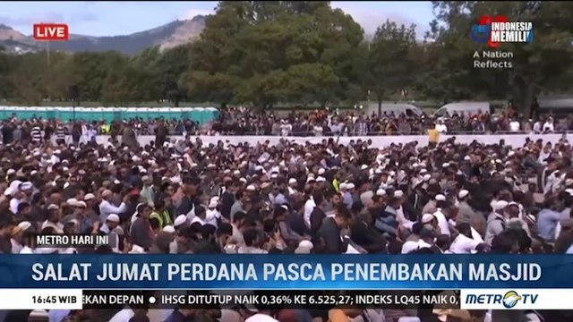 Salat Jumat Perdana Pascapenembakan Masjid di Selandia Baru