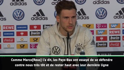 Allemagne - Goretzka : "Nous aurons nos chances de marquer"