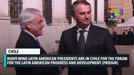 Social Movements In Chile Protest US-Backed PROSUR