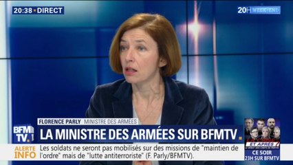 Florence Parly: "Sentinelle n'a pas vocation à faire autre chose que de la lutte contre le terrorisme"