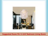 LightInTheBox Modern White Shell Pendant Chandelier Mini Style Ceiling Light Fixture for