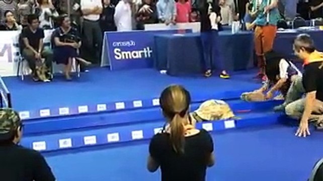 Course entre un lièvre et une tortue... pour de vrai