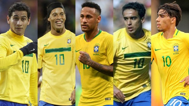 Relembre os jogadores que vestiram a camisa 10 da Seleção nesta década