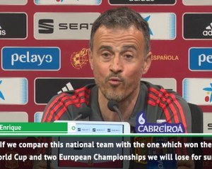 Video herunterladen: My Spain squad would lose to the World Cup winning team - Luis Enrique