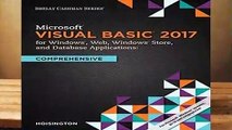 Review  Microsoft Visual Basic 2017 for Windows, Web, and Database Applications: Comprehensive
