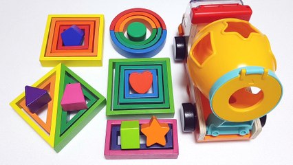 Learn Shapes for Kids with Truck Toy | Kids Fun