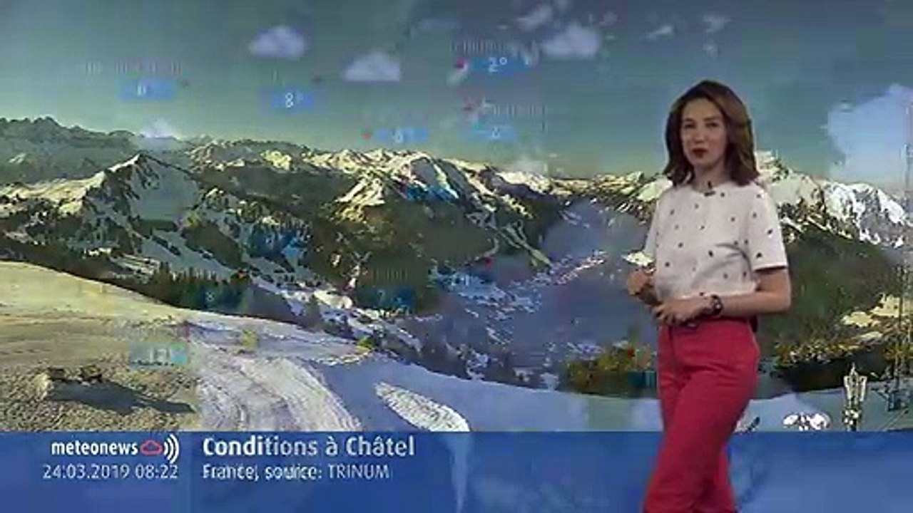La météo de ce lundi 25 mars : un temps nuageux dans les Alpes et un fort mistral à prévoir