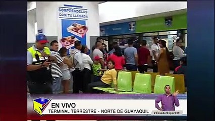 300 mil personas transitaran por el Terminal Terrestre de Guayaquil