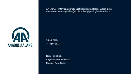 Polis memurunu bacağından yaraladığı ileri sürülen şüpheli yakalandı - ANTALYA