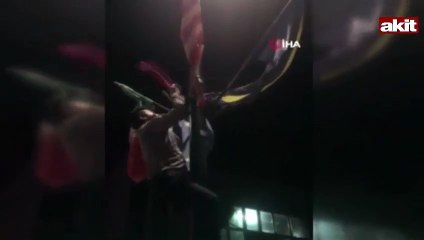 Bosna'da Ermeniler, oteldeki Türk bayrağını indirdi... Türkler otele gidip mesajı verdi!