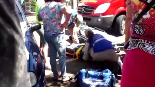 Colisão entre carro e moto mobiliza Siate no Centro