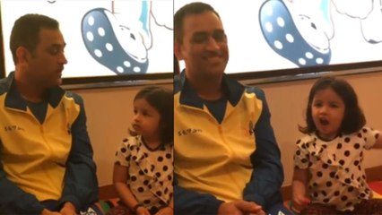IPL 2019: MS Dhoni shared an adorable video with Ziva | वनइंडिया हिंदी