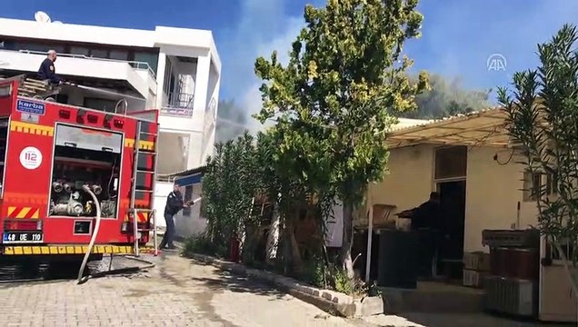 Personel lojmanında yangın - MUĞLA