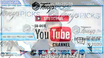 Florida Gators vs. Michigan Wolverines 3/23/2019 Picks Predictions