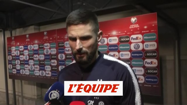 Giroud «On a fait de très bonnes choses» - Foot - Euro (Q) - Bleus