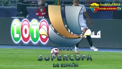 الشوط الثاني برشلونة و اشبيلية 2-1 السوبر الاسباني 2018