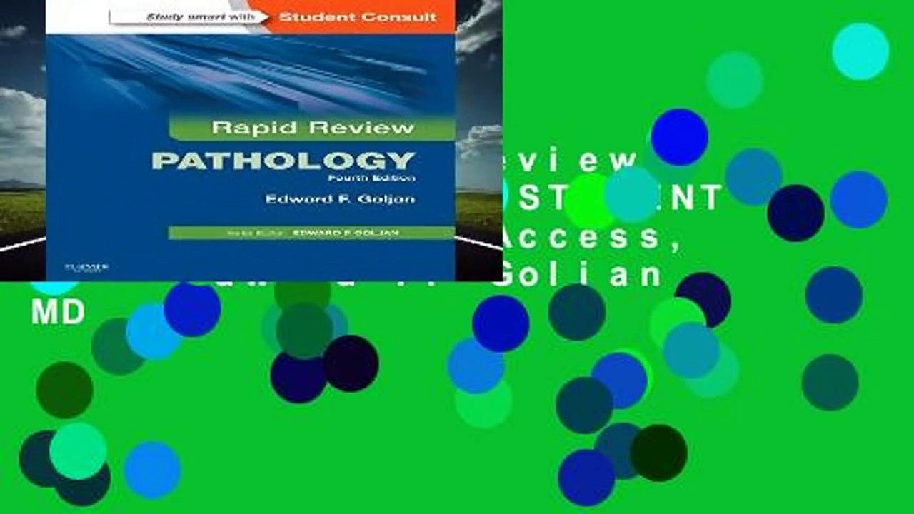 Review  Rapid Review Pathology: With STUDENT CONSULT Online Access, 4e - Edward F. Goljan MD