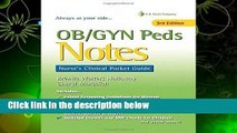 Popular OB/GYN Peds Notes - Brenda Walters Holloway (author) & Cheryl Moredich (author)